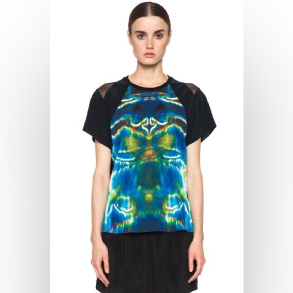 Theyskens Theory Ballah Isobek Silk Tee